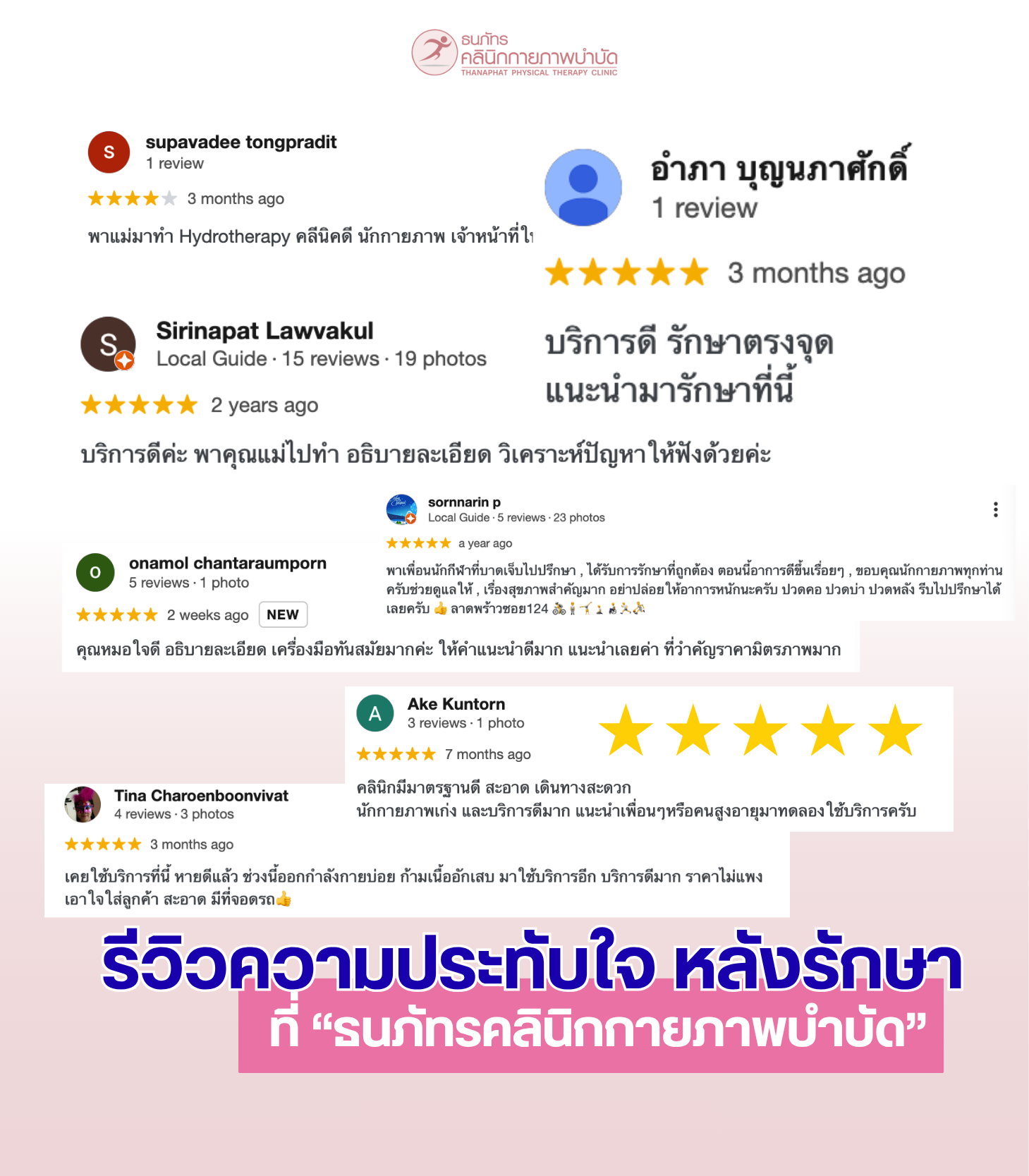 ธนภัทรคลินิก-รีวิว Review รวมรีวิส google bussiness